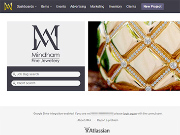 Mindham Fine Jewellery - Custom Atlassian JIRA